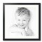 ArtToFrames 24x24" Matted Picture Frame with 20x20" Single Mat Photo Opening Framed in 1.25" Black and 2" Mat (FWM-3926-24x24)